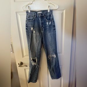 PACSUN: Size 24, ripped Dad Jean